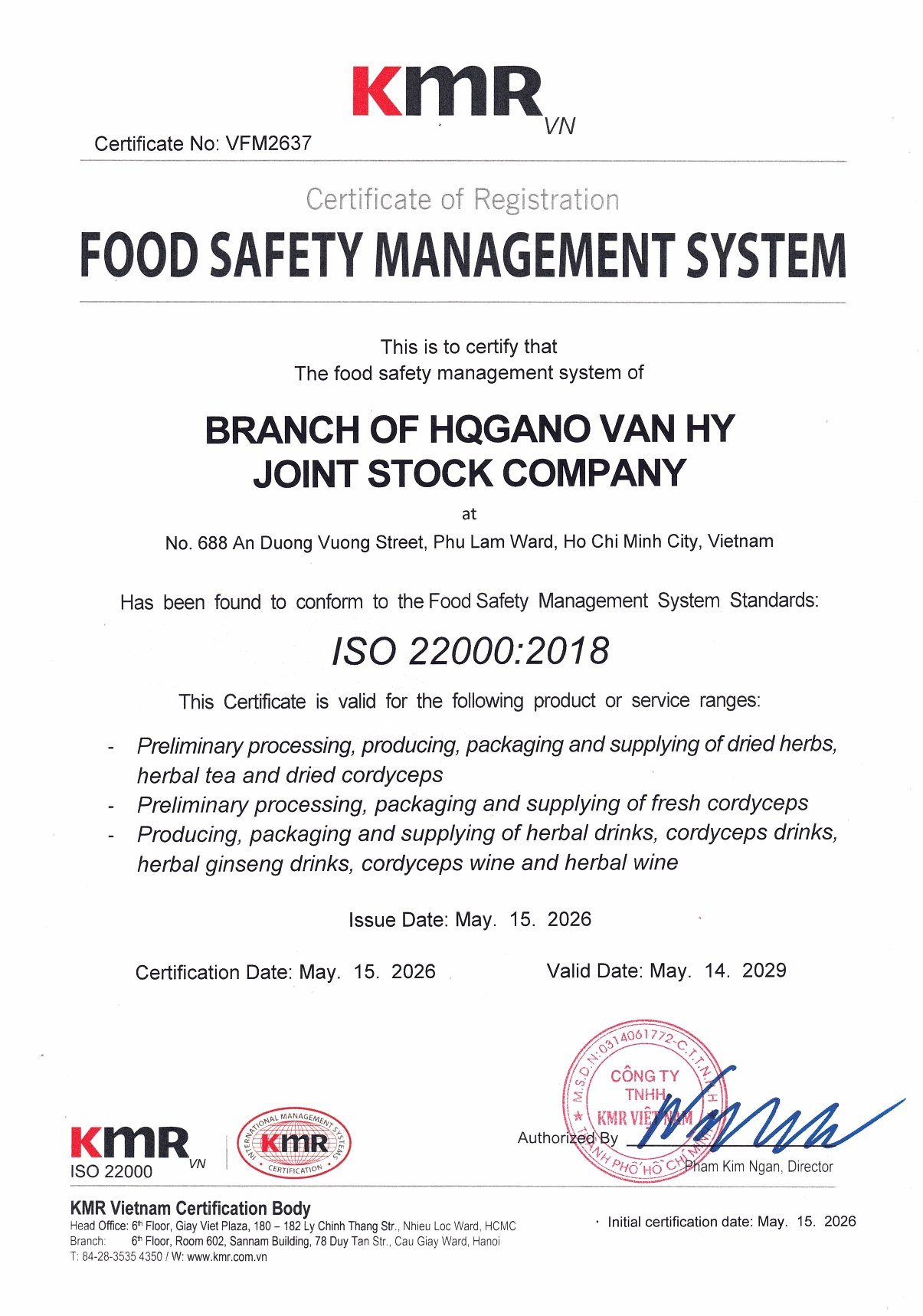 ✅ ISO 22000:2018