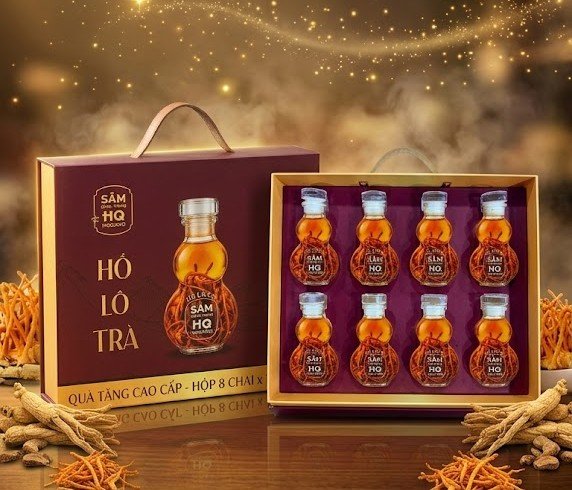 Hộp quà Premium 8 chai Hồ Lô Trà 150ml